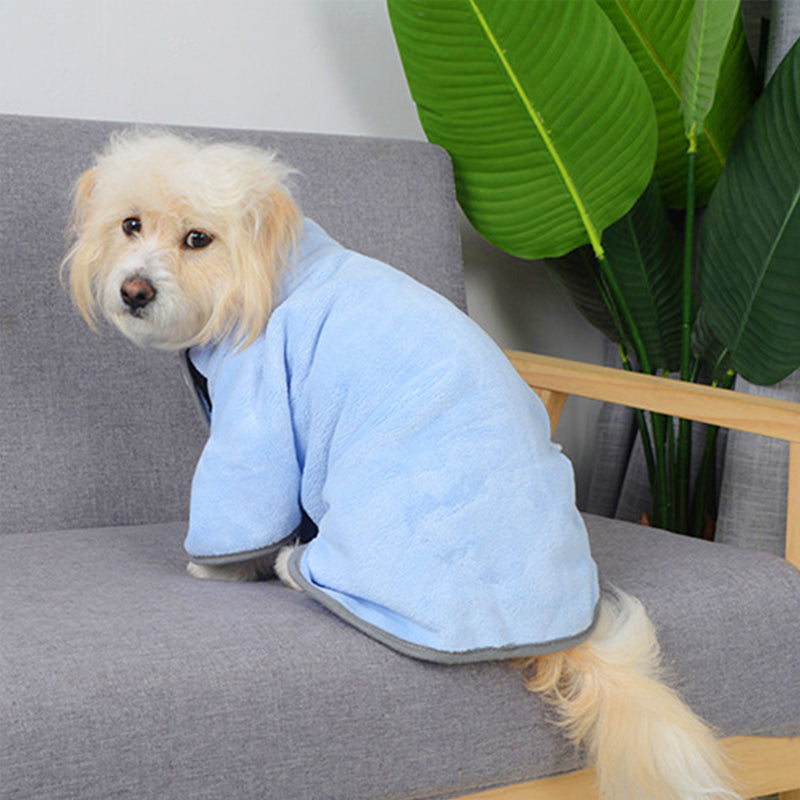 Quick-drying Pet Absorbent Towel Dog Bathrobe