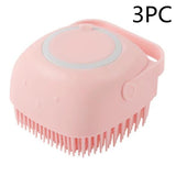 Silicone Dog Bath Massage Gloves Brush