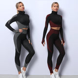 3PCS Yoga Set Seamless Sport Set