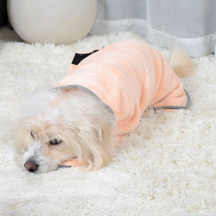 Quick-drying Pet Absorbent Towel Dog Bathrobe