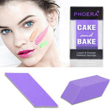 Quadrilateral shape makeup puff