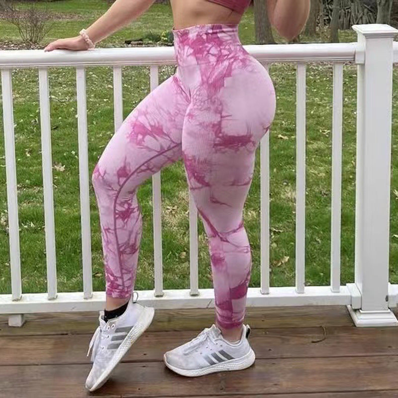 Tie Dye Leggings Women Yoga Pants