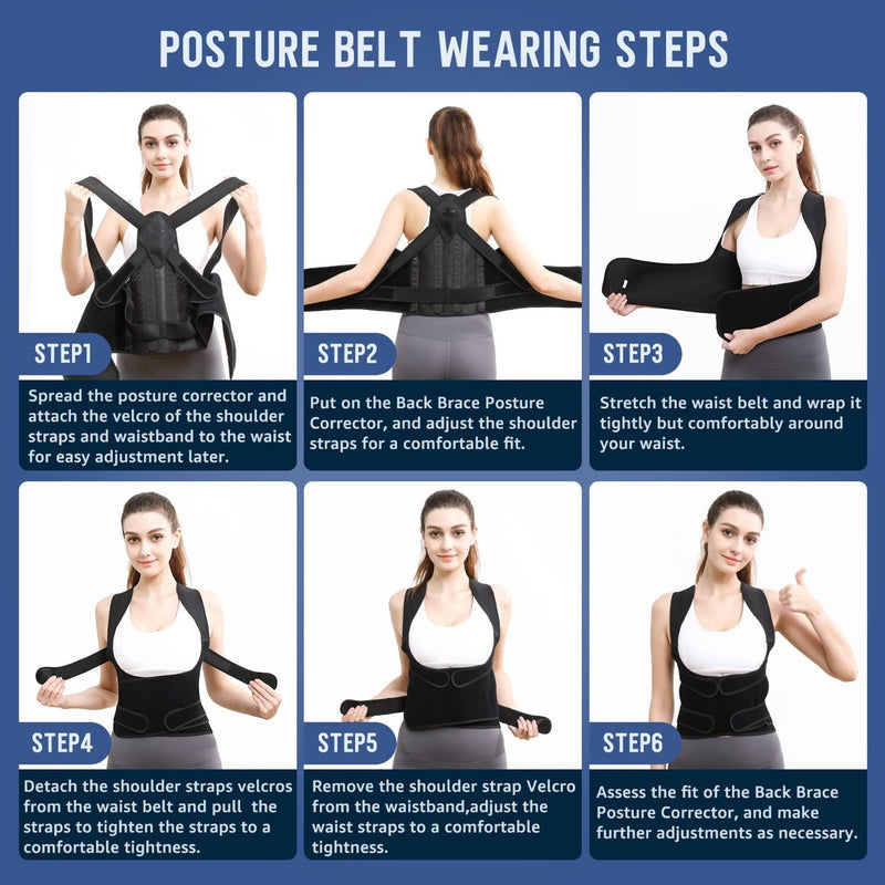 Strong Support Not Tight Posture Correction Belt