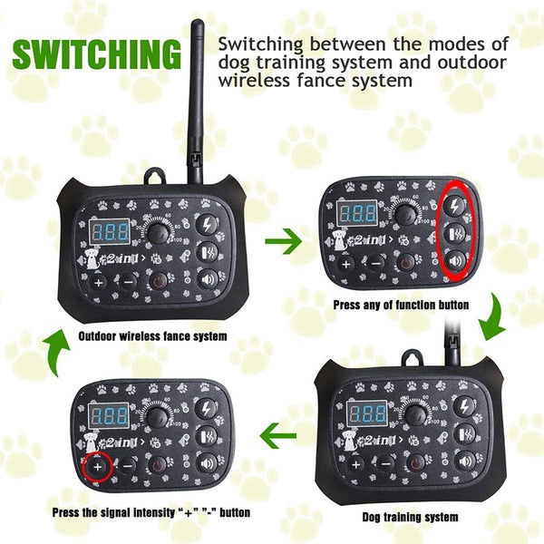 Automatic Remote Control Dog Trainer Pet Wireless Fence