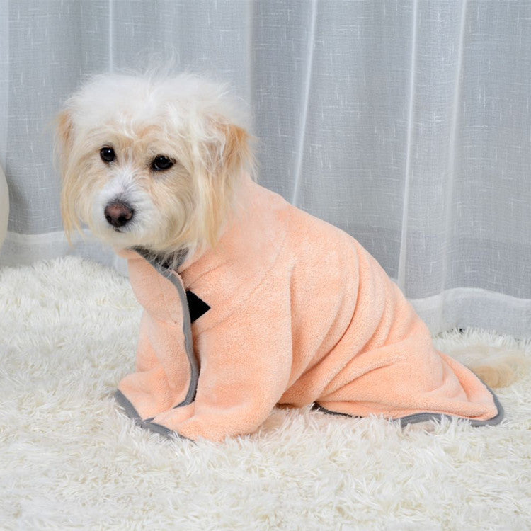 Quick-drying Pet Absorbent Towel Dog Bathrobe