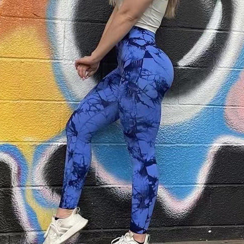 Tie Dye Leggings Women Yoga Pants