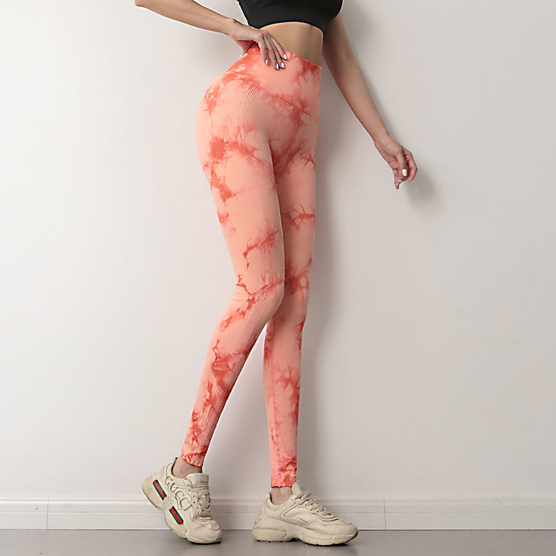 Tie Dye Leggings Women Yoga Pants