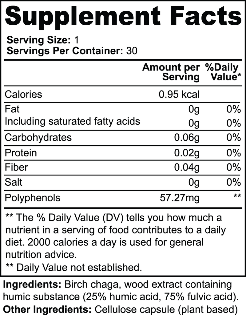 Birch Chaga Microbiome Wellness Capsules